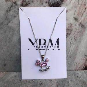 18KGP Horse pendant