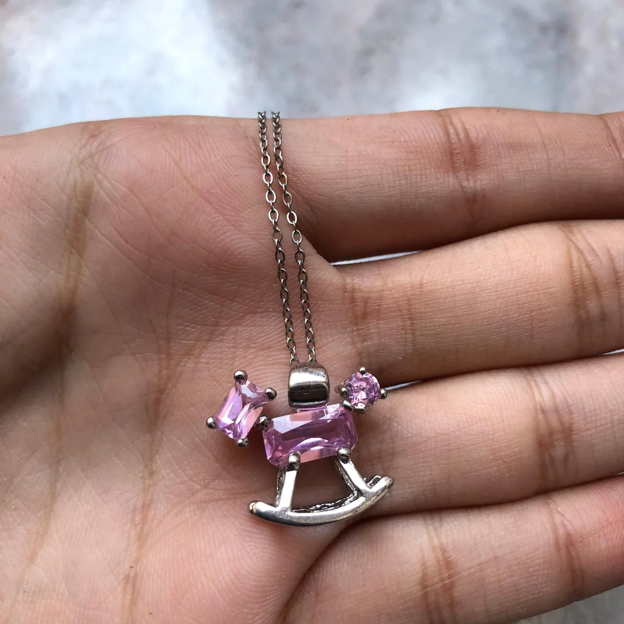 18KGP Horse pendant - Image 2