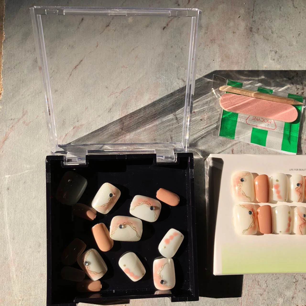 Imported Korean Nails with Proper Kit