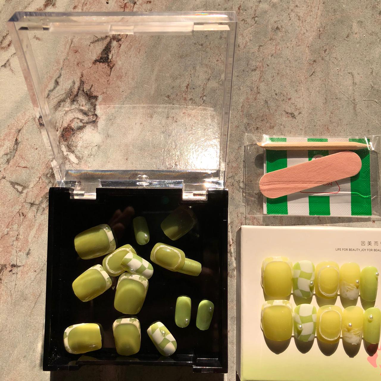 Imported Korean Nails with Proper Kit